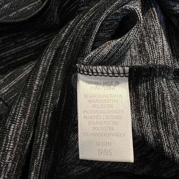 Twik Charcoal and Black 3/4 Sleeve Dress XS - Picture 7 of 7